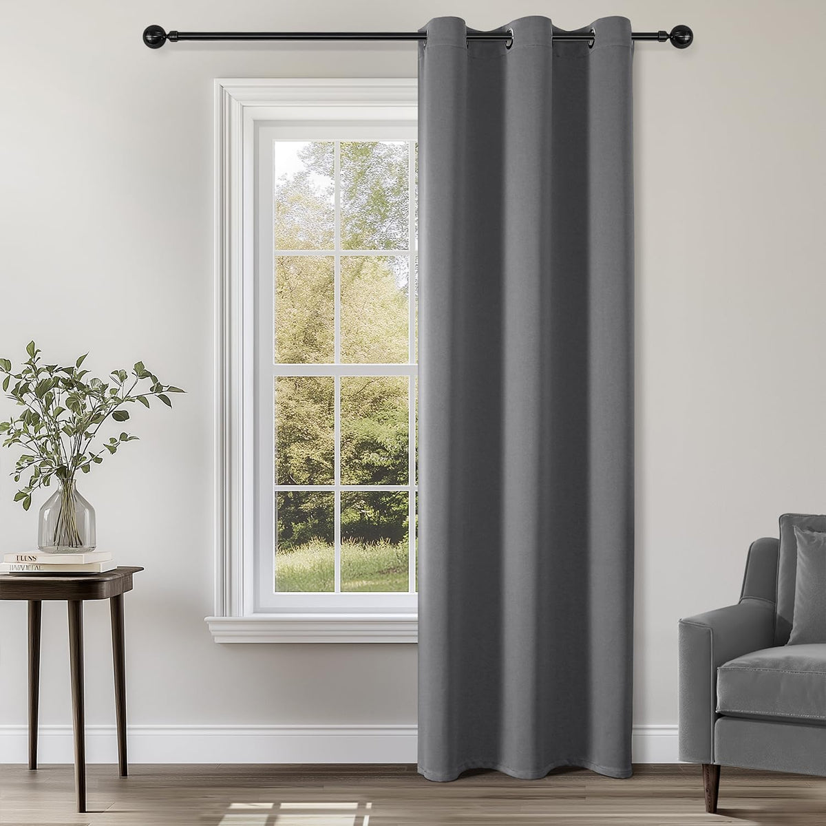 ChrisDowa Blackout Curtains Door Curtain for Doorway Privacy Closet Drapes