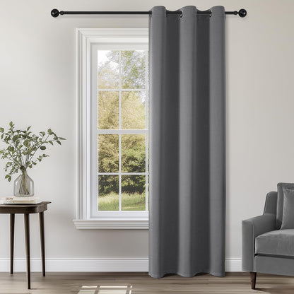 ChrisDowa Blackout Curtains Door Curtain for Doorway Privacy Closet Drapes