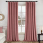 MIULEE Velvet Curtains 52x84 inches 2 Panels Olive Green Blackout Curtains
