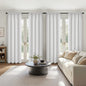 MIULEE Black Blackout Curtains 63 Inch Length for Bedroom Set of 4 Panels