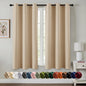 MIULEE Blackout Curtains for Bedroom 2 Panels 40 x 84 Inch Long Black