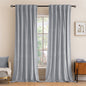 MIULEE Velvet Curtains 52x84 inches 2 Panels Olive Green Blackout Curtains
