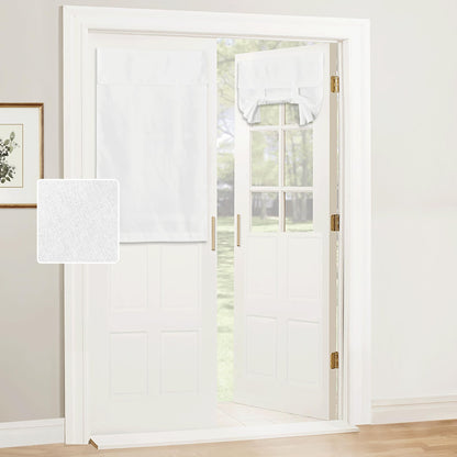 RYB HOME Tricia Room Darkening Curtains for French Door,Door Curtain Blinds