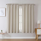 Chyhomenyc 2 Panels White Kitchen Curtains 36 Inch Length Tier Curtain
