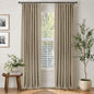 INOVADAY 100% Blackout Curtains for Bedroom Black Out Curtains 84 Inch Long