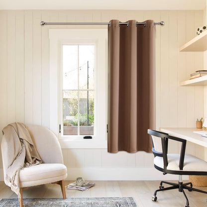 ChrisDowa Blackout Curtains Door Curtain for Doorway Privacy Closet Drapes