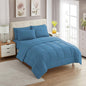 Full Size Comforter Set with Sheets - 7-Piece Bedding Collection - 1 Comforter, 1 Fitted Sheet, 1 Flat, 4 Pillowcases - Deep Pocket - Soft & Breathable Premium Quality - Ideal for All Seasons, Gray