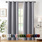MIULEE Blackout Curtains for Bedroom 2 Panels 40 x 84 Inch Long Black
