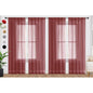 SpaceDresser Sheer Voile Curtains for Living Room 84 Inch Long 2 Panels