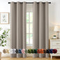 MIULEE Blackout Curtains for Bedroom 2 Panels 40 x 84 Inch Long Black
