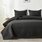 akkialla Queen Quilt Bedding Set,Olive Green Ultrasonic Full/Queen Quilt Set,Lightweight Soft Bedspread Coverlet,Modern Style Coin Pattern Bed Cover for All Seasons,3 Piece(1 Quilt,2 Pillow Shams)