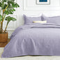 Love's cabin Quilts for Queen Bed Blue Bedspreads - Soft Bed Summer Lightweight Bedspread Comforter - Modern Style Coin Pattern Coverlet for All Season - 3 Pieces (1 Quilt, 2 Pillow Shams)