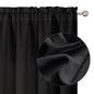 Chyhomenyc 2 Panels White Kitchen Curtains 36 Inch Length Tier Curtain
