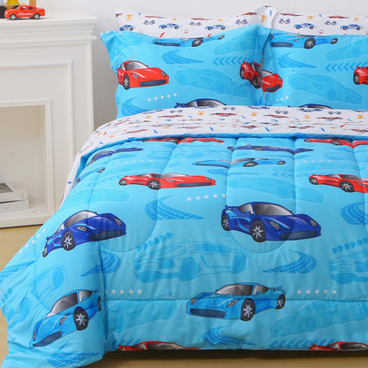 Viviland Kids Twin Bedding Sets, Boys Comforter, Cow Print