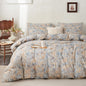 Comforter Queen Set Grid Black 100% Soft Washed Microfiber Jacquard 3 Pieces Grid Bedding Sets Grey White Comforter Queen for All Seasons and 2 Pillowcases Comfort Breathable