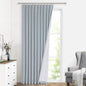 Vision Home Natural Pinch Pleated Full Blackout Curtains Linen Blended Room Darkening Window Curtains 95 inch for Living Room Bedroom Thermal Insulated Pinch Pleat Drapes with Hooks 2 Panel 40"Wx95"L