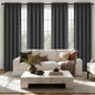 MIULEE Black Blackout Curtains 63 Inch Length for Bedroom Set of 4 Panels