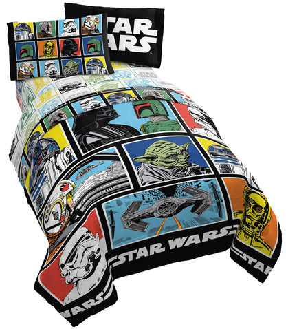 Marvel Spiderman Full Size Comforter Set 5 Piece Kids Bedding, Multi