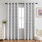 MYSKY HOME Kids Blackout Curtains for Boys Bedroom 84 Inch Long 100% Light Blocking Cute Curtains for Playing Room 2 Panels Grommet Nursery Drapes with Rainbow Pom Pom Sheer 2 Layered 50W x 84L