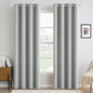 MIULEE 100% Blackout Linen Curtains for Bedroom 52x90 Inches Natural Beige