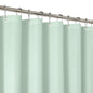2-in-1 Waterproof Fabric Shower Curtain - No Separate Liner Needed, Hotel-Style Waffle Weave, Effortless Cleaning & Washable Bathroom Shower Curtain Set,72Wx72H,White