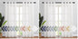 NICETOWN Semi Sheer Linen Ivory Curtains for Bedroom, W52xL84, 2 Panels
