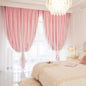 XiDi Blackout Curtains for Girls Bedroom Decor Pink Kids Rainbow Curtains