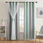 XiDi Curtains for Girls Bedroom Decor, Rainbow Blackout Curtains for Kids/Little Girl Room Decor, Unicorn Wall Decals,Pink Purple Green,63 x 34 inches,1 Panel