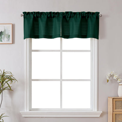 Chyhomenyc 2 Panels White Kitchen Curtains 36 Inch Length Tier Curtain