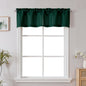 Chyhomenyc 2 Panels White Kitchen Curtains 36 Inch Length Tier Curtain