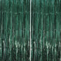Voircoloria Laser Pink Foil Fringe Backdrop Curtains,3.3x6.6ft, 2 Pack