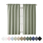 Chyhomenyc 2 Panels White Kitchen Curtains 36 Inch Length Tier Curtain