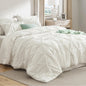 Bedsure 7-Piece Queen Bedding Comforter Set & Sheet Set, Grey Bed in a Bag