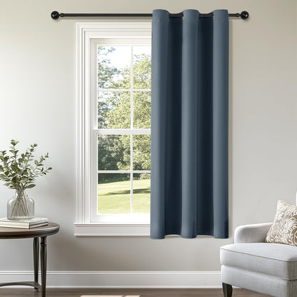 ChrisDowa Blackout Curtains Door Curtain for Doorway Privacy Closet Drapes