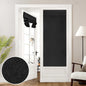 HOMEIDEAS 100% Blackout Linen Door Curtains for French Door 26x68 Inch