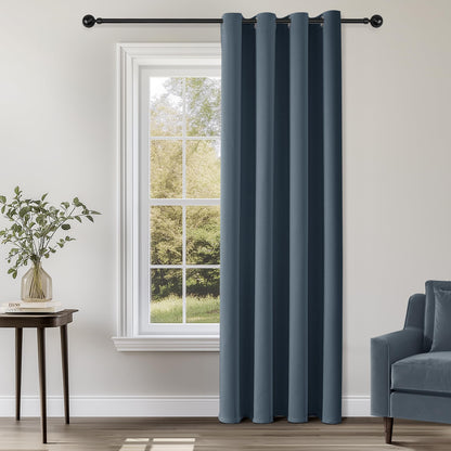 ChrisDowa Blackout Curtains Door Curtain for Doorway Privacy Closet Drapes