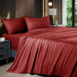 Shilucheng 6 Piece Queen Sheet Sets, Cooling Sheets, Dark Grey