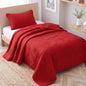 Exclusivo Mezcla Ultrasonic Full Queen Quilt Bedding Set, Beige Cream