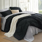 Bedsure Queen Bed in a Bag Reversible Bed Set 7 Pieces Grey/Light Grey