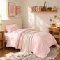 weigelia Pink Comforter Set Full Size, All Season Lightweight Bedding Set