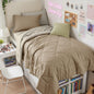 HEVUMYI 7-Piece Full Comforter Set, Dark Grey Bed in a Bag