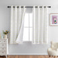 MYSKY HOME Kids Blackout Curtains for Boys Bedroom 84 Inch Long 100% Light Blocking Cute Curtains for Playing Room 2 Panels Grommet Nursery Drapes with Rainbow Pom Pom Sheer 2 Layered 50W x 84L