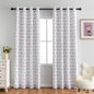 MYSKY HOME Kids Blackout Curtains for Boys Bedroom 84 Inch Long 100% Light Blocking Cute Curtains for Playing Room 2 Panels Grommet Nursery Drapes with Rainbow Pom Pom Sheer 2 Layered 50W x 84L