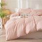 LifeTB Queen Comforter Set Fluffy Plaid Checkered Pattern Modern Style Geometric Comforter with 2 Pillow Shams Grid Plaid Bedding Comforter for Boys Men All Season Queen Size Bed Comforter Set
