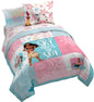 KPOP Demon Hunters Twin Comforter Set 5 Piece Kids Cartoon Bedding, Purple