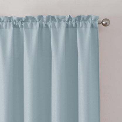 Chyhomenyc 2 Panels White Kitchen Curtains 36 Inch Length Tier Curtain