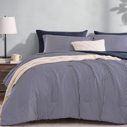 Monbix Queen Comforter Set - 7 Pieces Soft Bed in a Bag Queen Bedding Sets