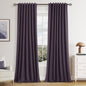 Guken Cream Linen Blackout Curtains 84 Inch Length 2 Panels Set for Living Room Bedroom Back Tab Thermal Insulated 100% Black Out Drapes Room Darkening Window Curtain Ivory Natural Beige