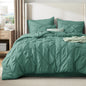 Bedsure 7-Piece King Size Comforter Set & Sheets, Grey King Bedding