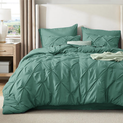 Bedsure 7-Piece Queen Bedding Comforter Set & Sheet Set, Grey Bed in a Bag